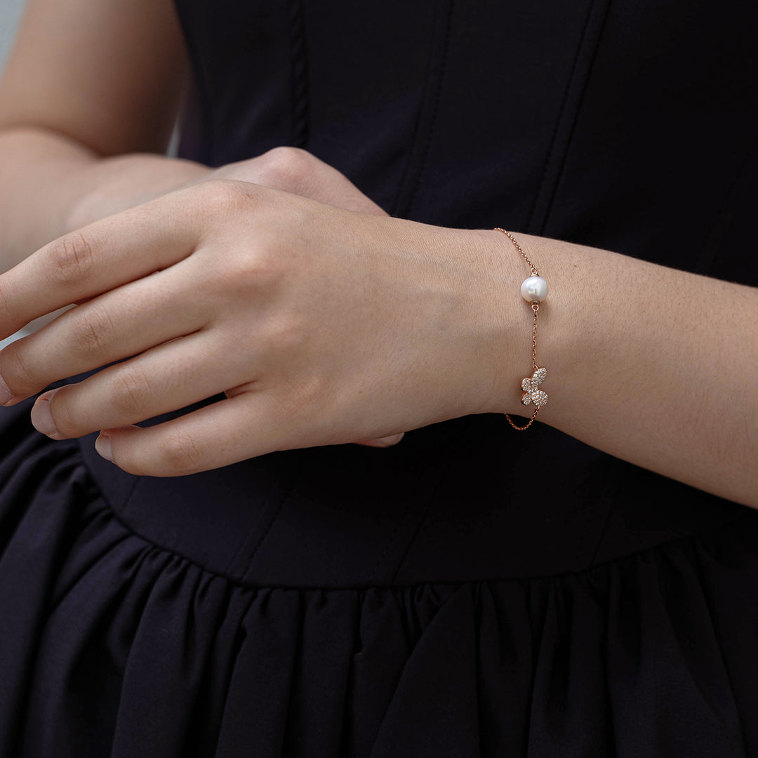 Elegantes Süßwasserperlenarmband WB00257 | GARDENS