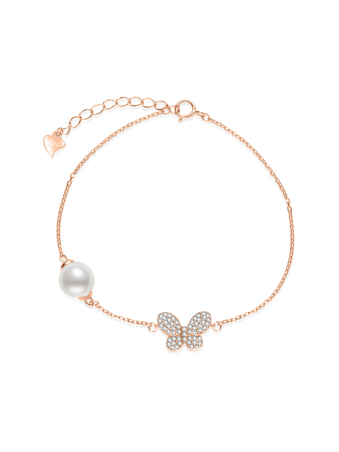 Pulsera de perlas de agua dulce WB00257 | BUTTERFLY