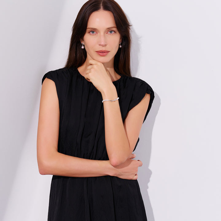 Pulsera de perlas de agua dulce WB00259 | Colección X