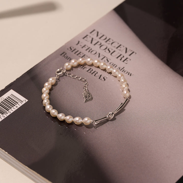 Bracciale di perle d'acqua dolce WB00259 | Collezione X