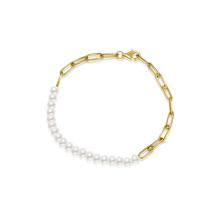 Pulsera New Yorker de Perlas de Agua Dulce WB00263