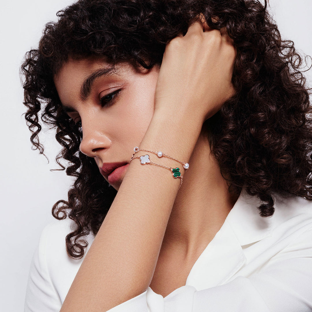 최고급 담수 진주 팔찌 WB00281 | 자개