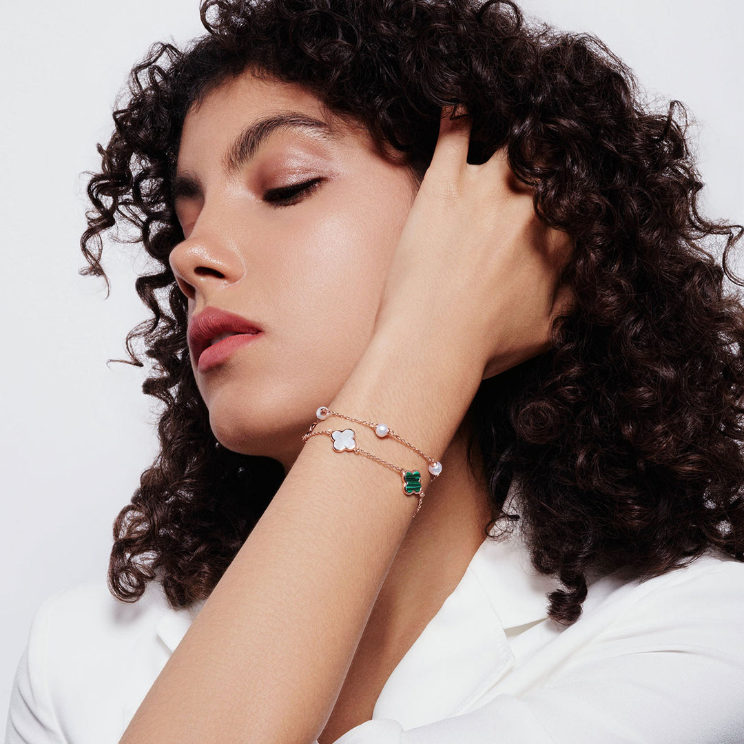 최고급 담수 진주 팔찌 WB00281 | 자개