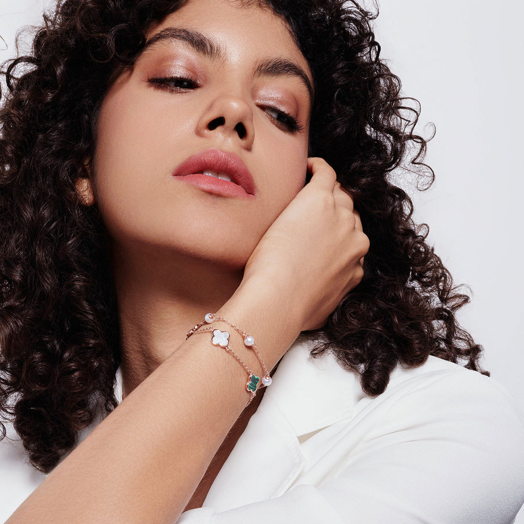 최고급 담수 진주 팔찌 WB00281 | 자개