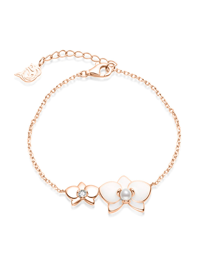 Pulsera de perlas de agua dulce de primera calidad WB00268 | ORQUÍDEA