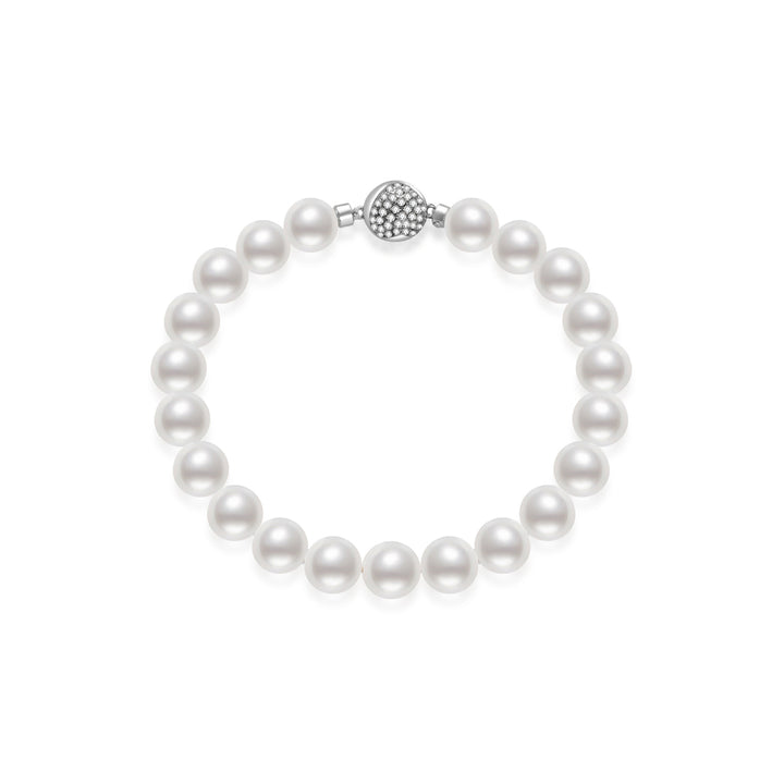 Bracciale con perle d'acqua dolce dalla lucentezza superiore WB00269