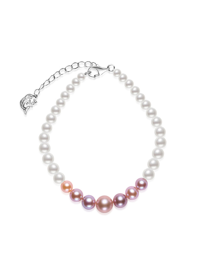 Top Grade Multi-color Freshwater Pearl Bracelet WB00270 | HARMONY