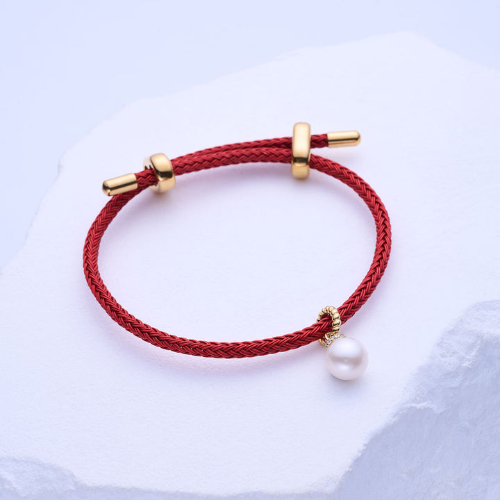 Bracciale con perle d'acqua dolce di prima qualità WB00272