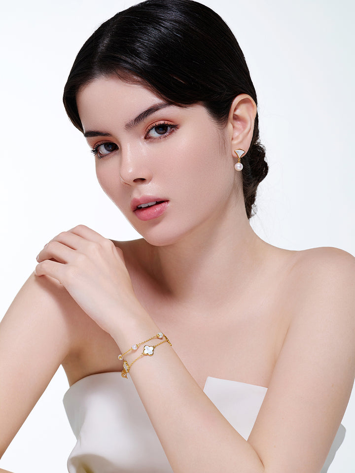 Gelang Mutiara Air Tawar Gred Atas WB00275 | IBU MUTIARA