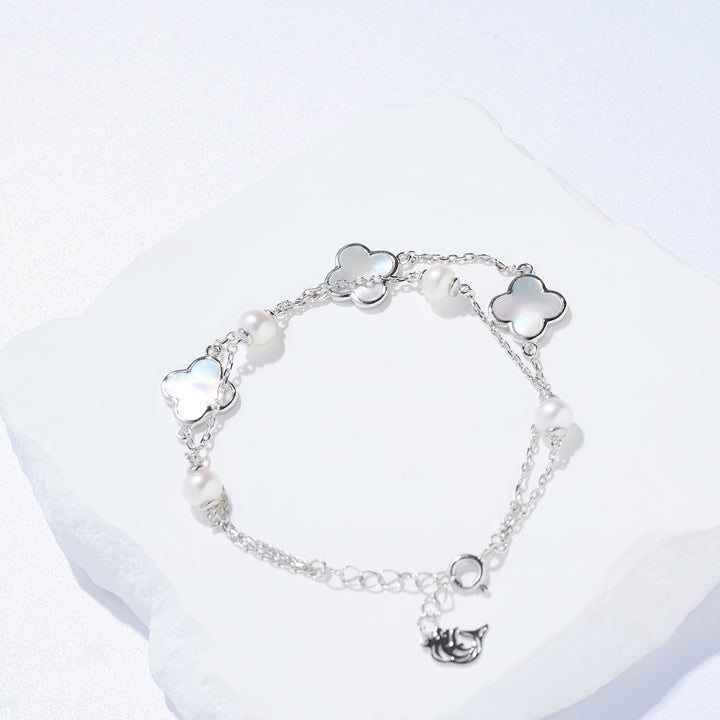 Bracciale Elegante in Perle d'Acqua Dolce WB00276