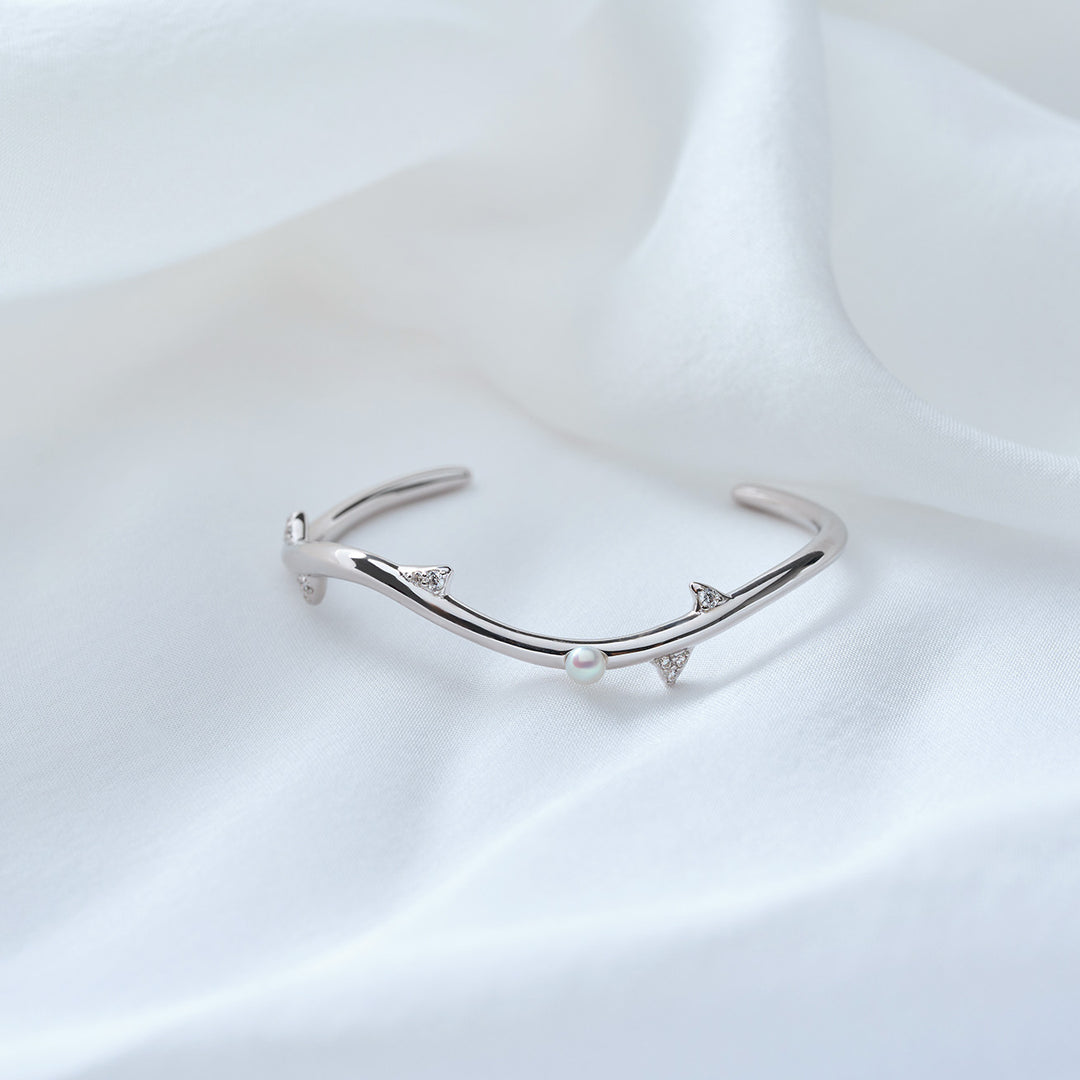 Bracelets en perles d'eau douce de première qualité WB00278 | ROSE