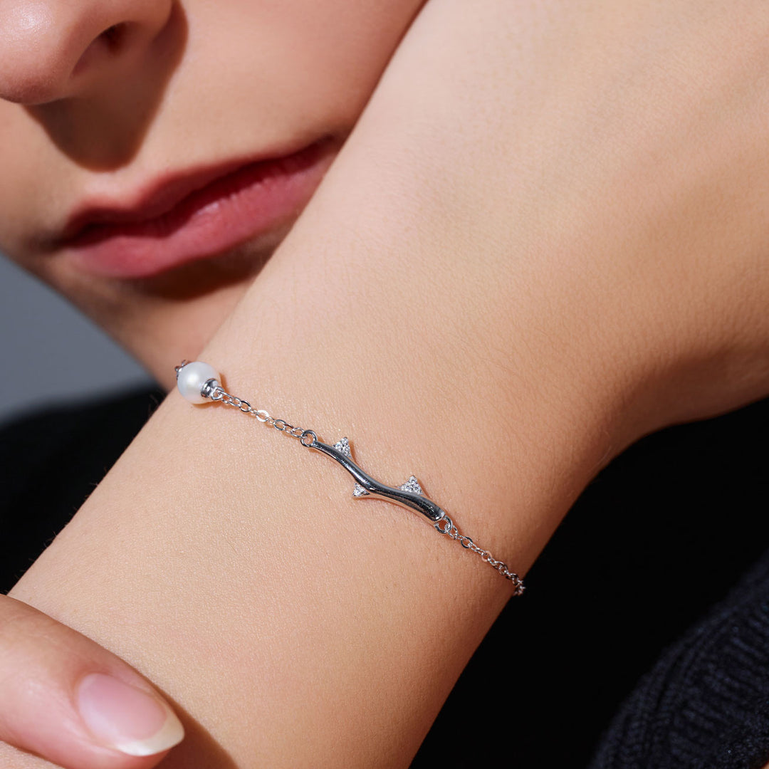 Braccialetti in perle d'acqua dolce di alta qualità WB00285 | ROSA