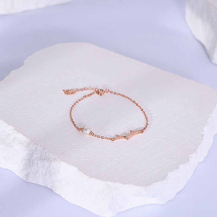 Top Grade Freshwater Pearl Bracelets WB00291 | ROSE