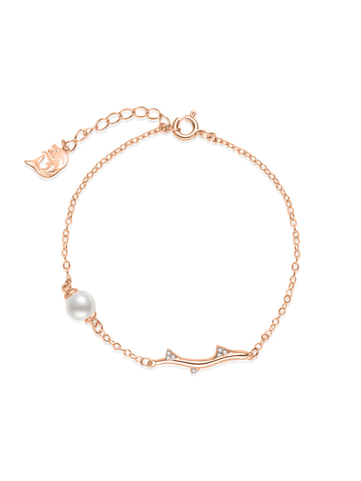Gelang Mutiara Air Tawar Gred Atas WB00291 | ROSE