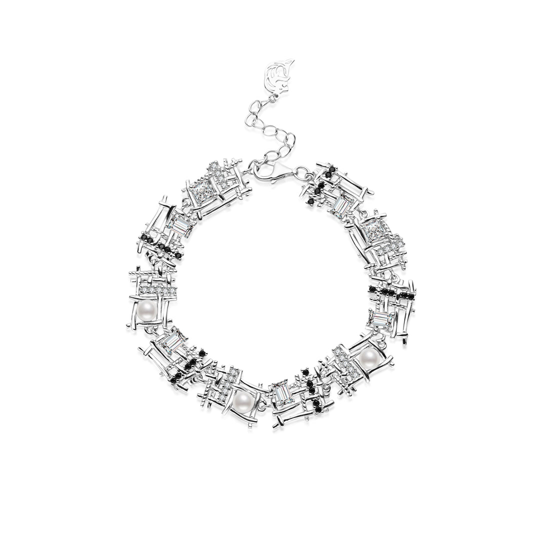 Top Grade Freshwater Pearl Bracelet WB00292 | TWEED - PEARLY LUSTRE