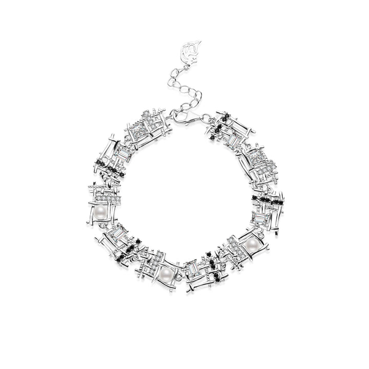 Top Grade Freshwater Pearl Bracelet WB00292 | TWEED - PEARLY LUSTRE