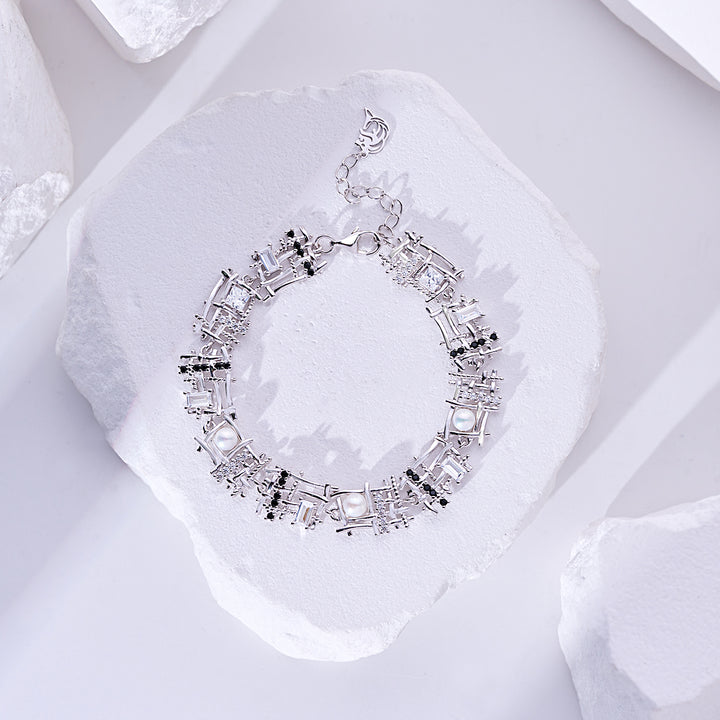 Top Grade Freshwater Pearl Bracelet WB00292 | TWEED - PEARLY LUSTRE