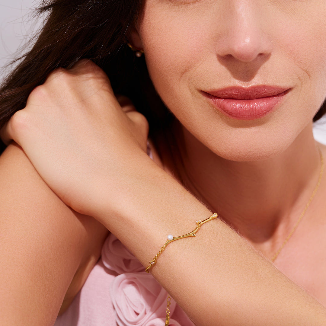 Top Grade Freshwater Pearl Bracelets WB00293 | ROSE - PEARLY LUSTRE