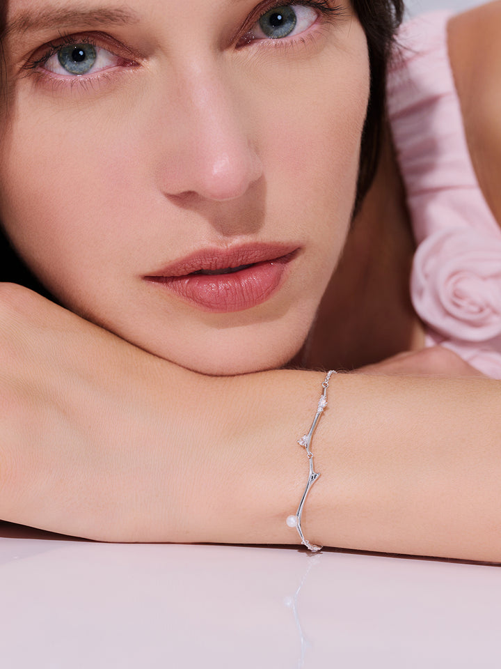 Gelang Mutiara Air Tawar Gred Atas WB00295 | ROSE
