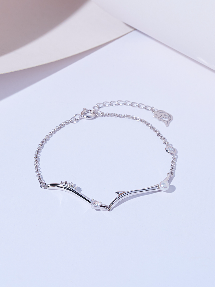 Bracelets en perles d'eau douce de qualité supérieure WB00295 | ROSE