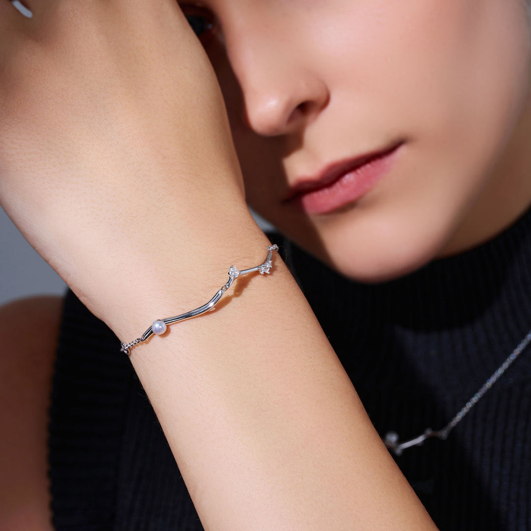 Gelang Mutiara Air Tawar Gred Atas WB00295 | ROSE