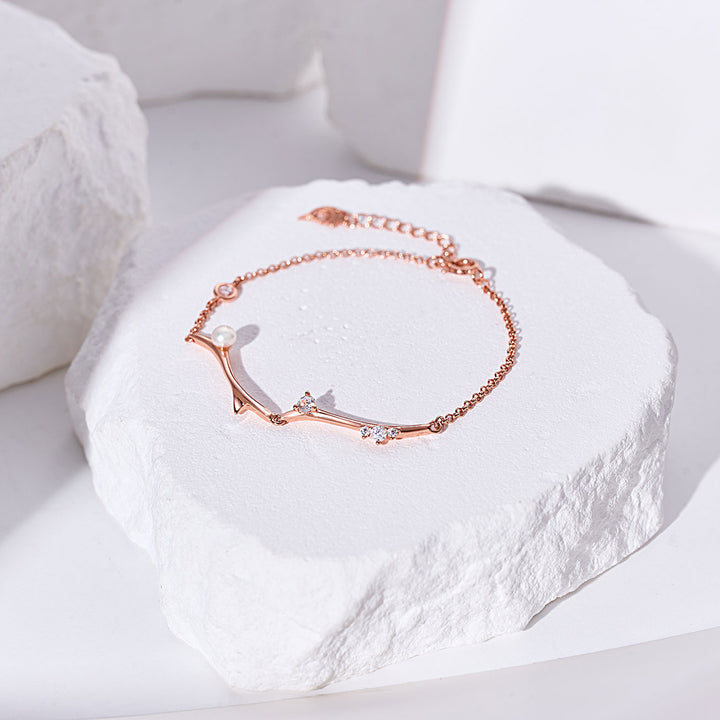 Top Grade Freshwater Pearl Bracelets WB00300 | ROSE - PEARLY LUSTRE