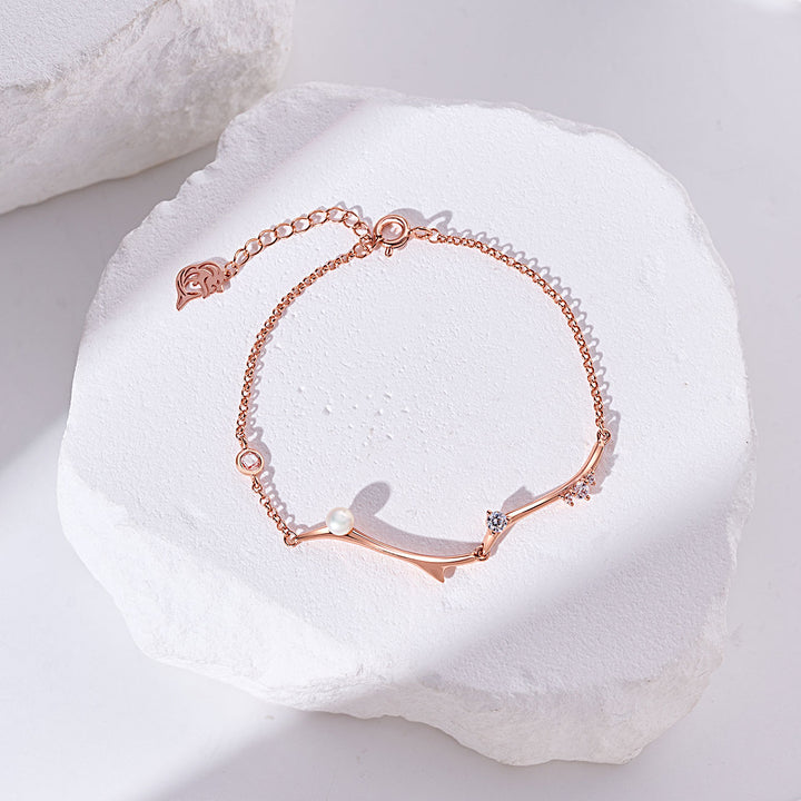 Top Grade Freshwater Pearl Bracelets WB00300 | ROSE - PEARLY LUSTRE