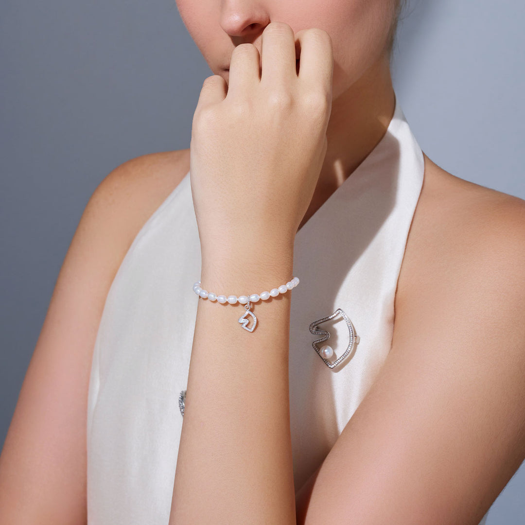 Süßwasserperlenarmband WB00301 | HORSE