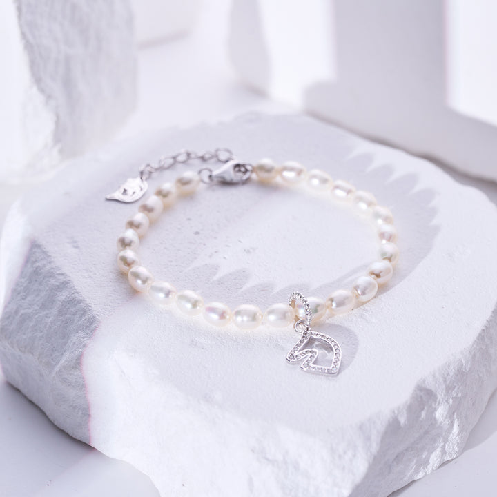 Freshwater Pearl Bracelet WB00301 | HORSE