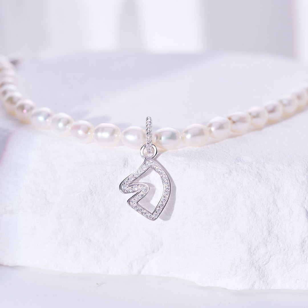 Freshwater Pearl Bracelet WB00301 | HORSE