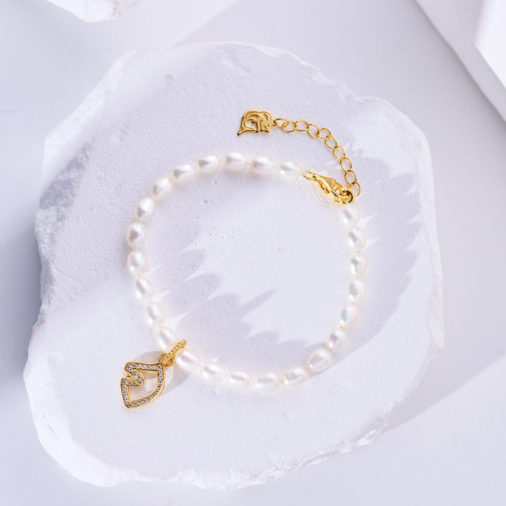 Freshwater Pearl Bracelet WB00302 | HORSE