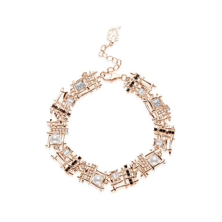 Top Grade Freshwater Pearl Bracelet WB00304 | TWEED - PEARLY LUSTRE