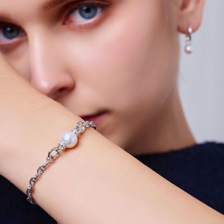 Braccialetto di Perle d'Acqua Dolce di Alta Qualità WB00305 | CONNECT