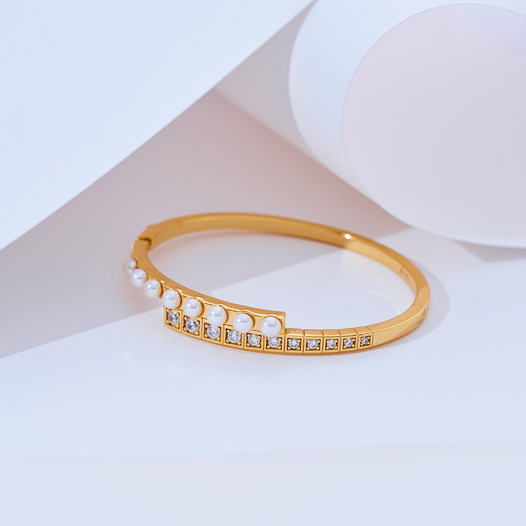 Top Grade Freshwater Pearl Bracelet WB00306 | WATERFALL