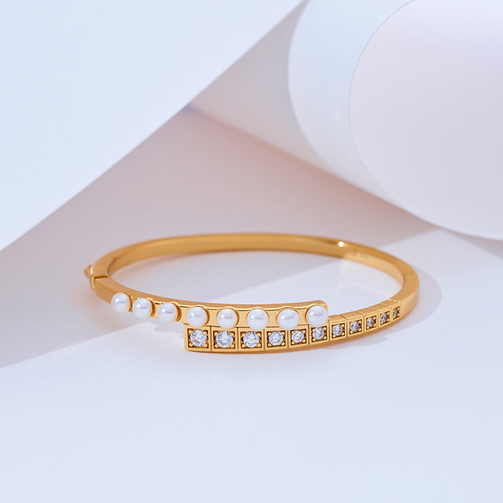 Top Grade Freshwater Pearl Bracelet WB00306 | WATERFALL