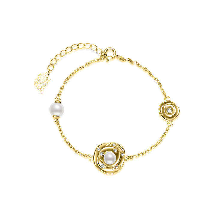 Braccialetti di Perle d'Acqua Dolce di Alta Qualità WB00310 | ROSE