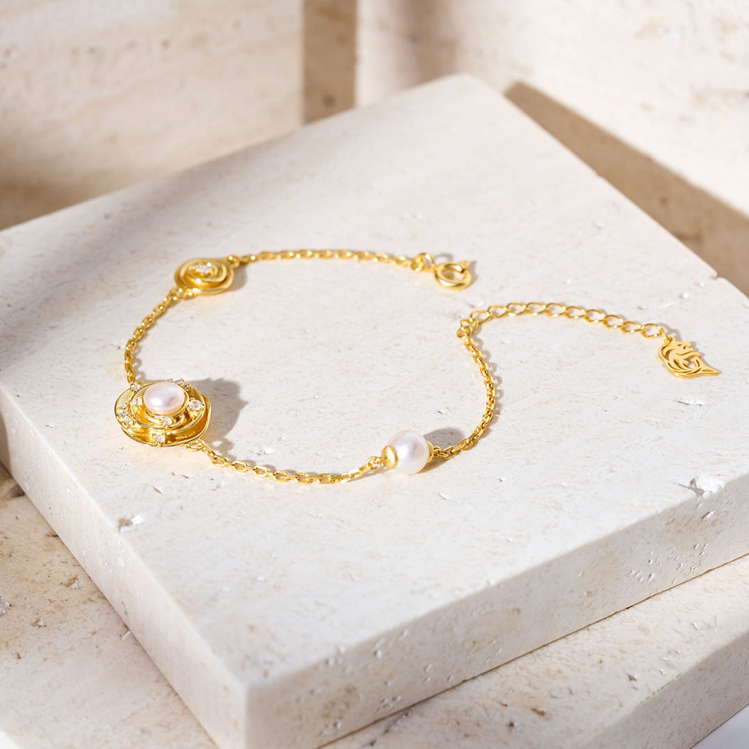 Top Grade Freshwater Pearl Bracelets WB00310 | ROSE