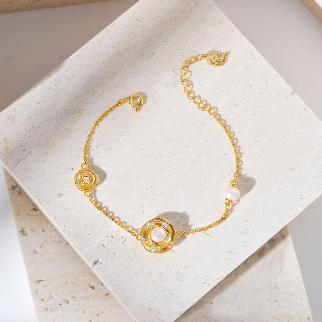 Top Grade Freshwater Pearl Bracelets WB00310 | ROSE