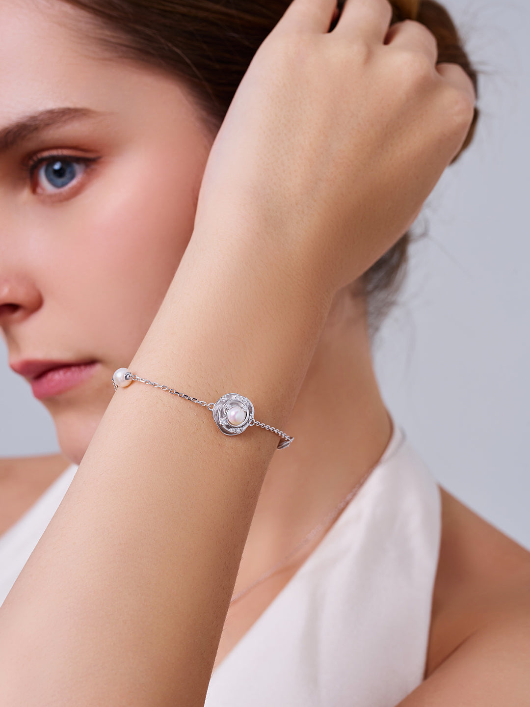 トップグレード淡水パールブレスレット WB00311 | ROSE