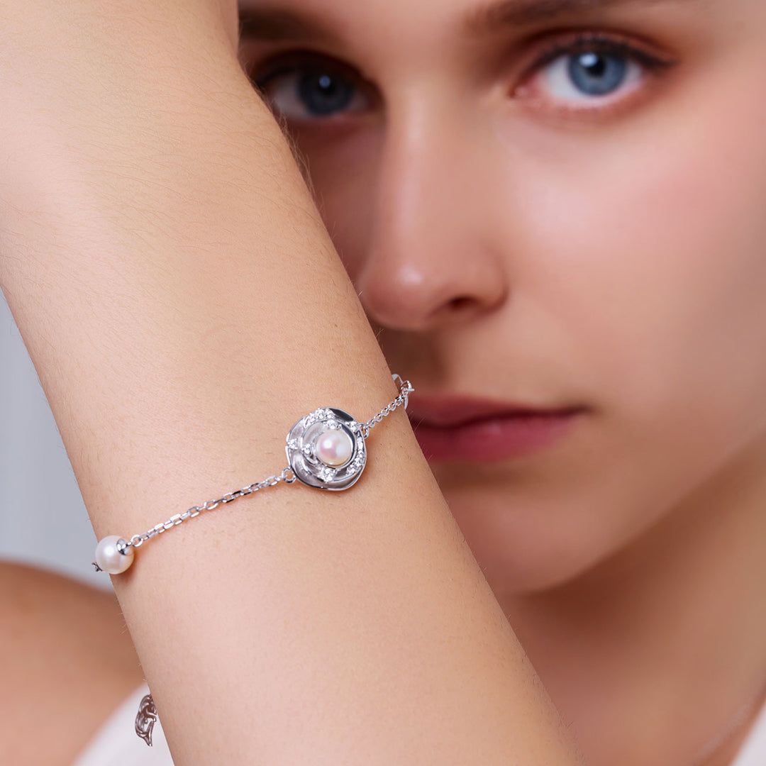 頂級淡水珍珠手鍊 WB00311 | ROSE