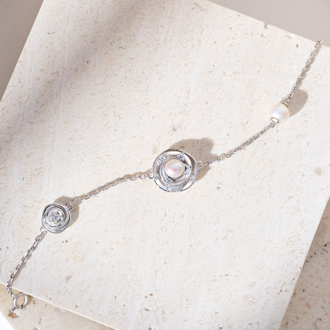 Top Grade Freshwater Pearl Bracelets WB00311 | ROSE