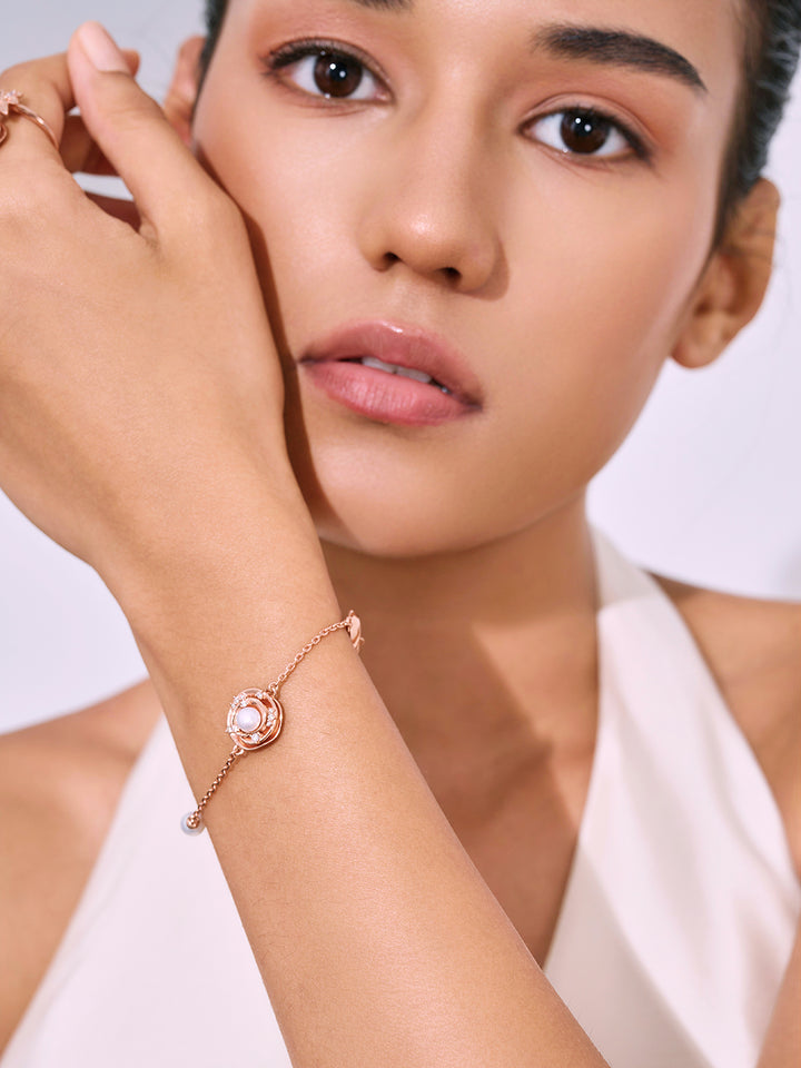 Top-Qualität Süßwasser-Perlenarmbänder WB00312 | ROSE