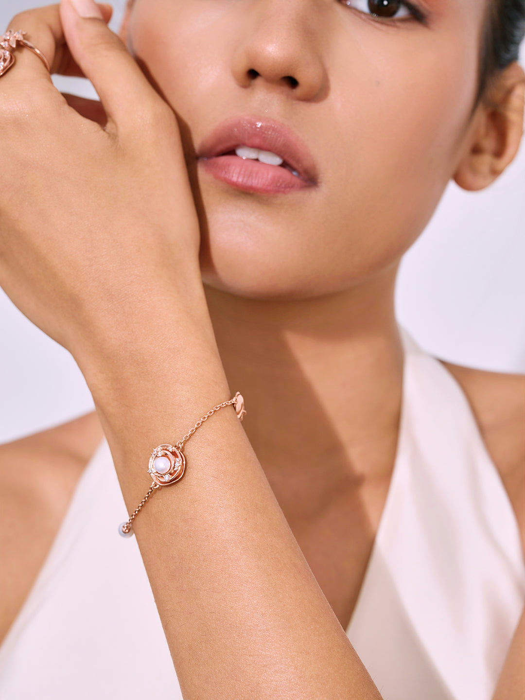 Top-Qualität Süßwasser-Perlenarmbänder WB00312 | ROSE