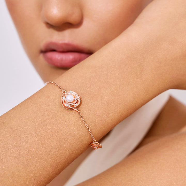 Bracelets en perles d'eau douce de qualité supérieure WB00312 | ROSE