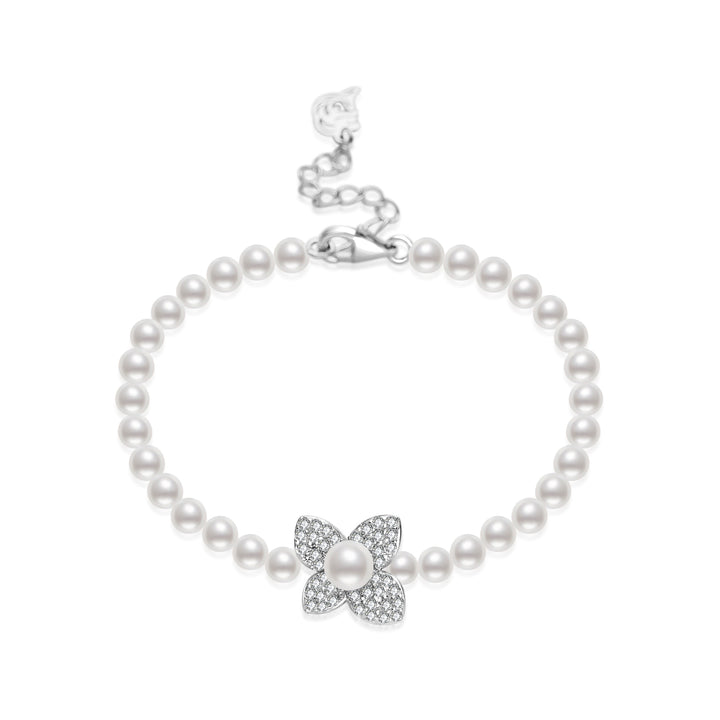 Braccialetto di Perle d'Acqua Dolce di Alta Qualità WB00316 | BLOOM