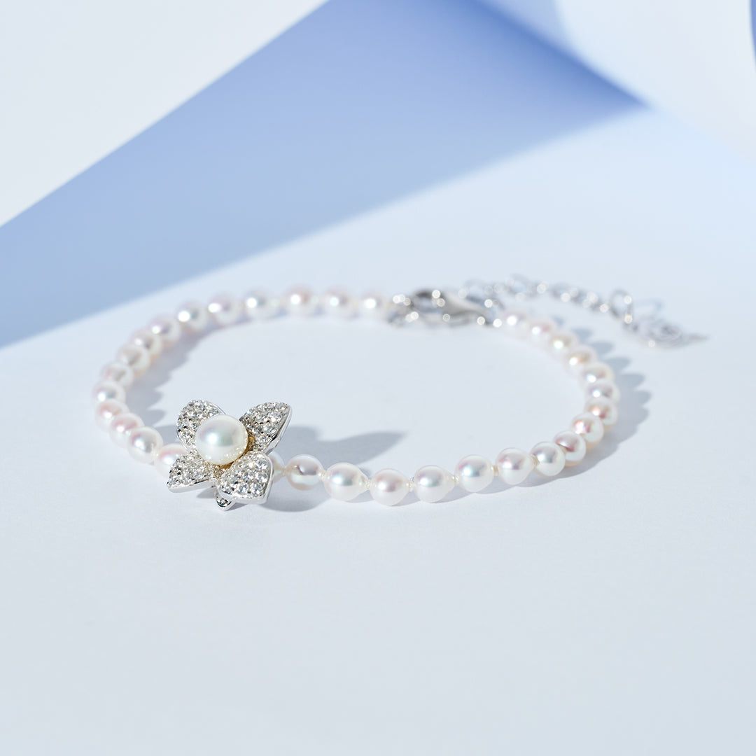 최고급 담수 진주 팔찌 WB00316 | BLOOM