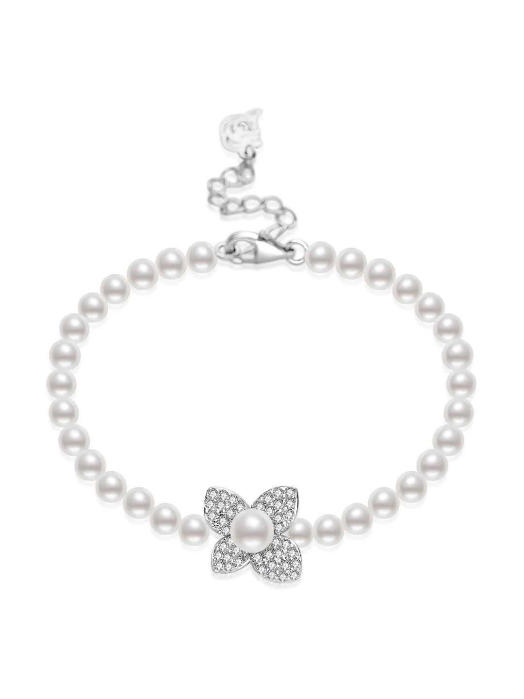 Top-Qualität Süßwasser-Perlenarmband WB00316 | BLOOM