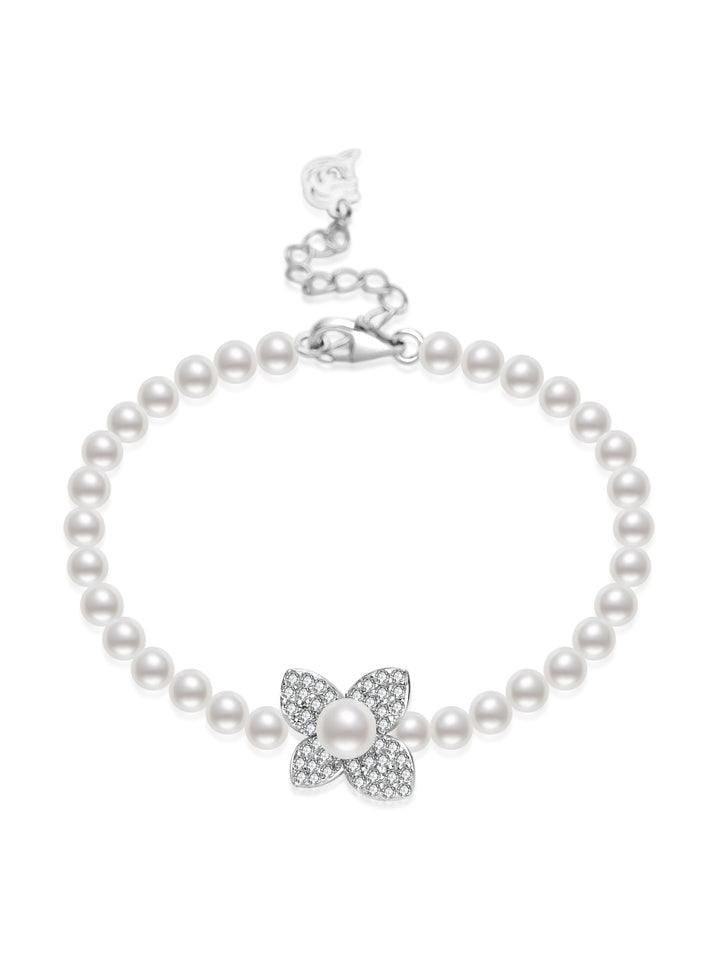 Top-Qualität Süßwasser-Perlenarmband WB00316 | BLOOM