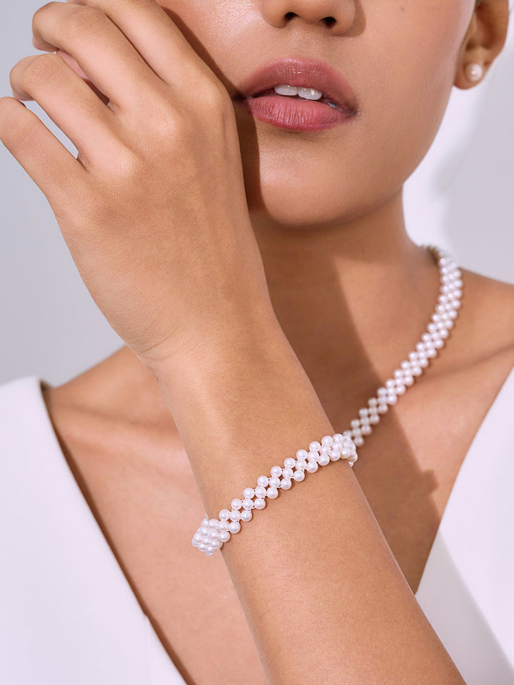 Pulsera de perlas de agua dulce Top Lustre WB00317
