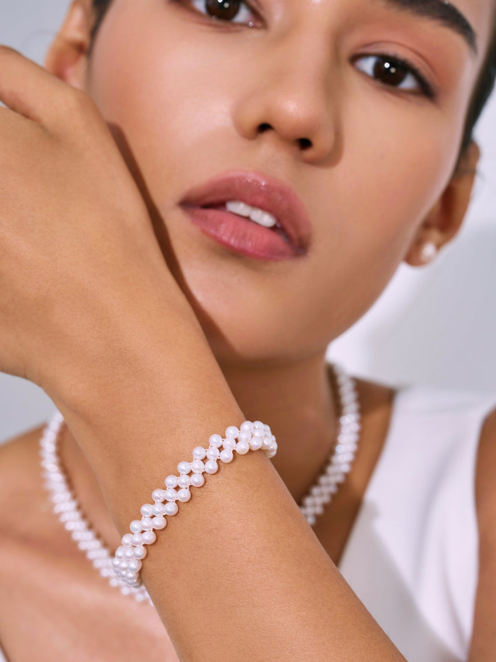 Pulsera de perlas de agua dulce Top Lustre WB00317